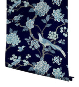 Wallpaper Fanciful Wallpaper // Navy