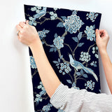 Wallpaper Fanciful Wallpaper // Navy