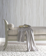 Wallpaper Fantasy Faux Bois Wallpaper // Grey & White