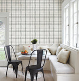 Wallpaper Farmhouse Plaid Wallpaper // Black & White