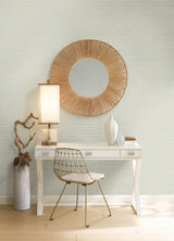 Wallpaper Faux Capiz Wallpaper // Soft Blue