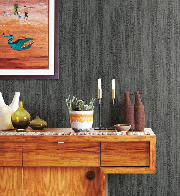 Wallpaper Feather Fletch Wallpaper // Black