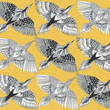 Wallpaper Feather Flight Peel & Stick Wallpaper // Yellow