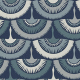 Wallpaper Feather & Fringe Wallpaper // Blue
