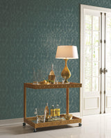 Wallpaper Feathers Wallpaper // Teal & Green