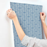 Wallpaper Fern Tile Wallpaper // Blue