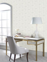 Wallpaper Fern Tile Wallpaper // Light Grey