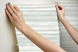 Wallpaper Fleeting Horizon Stripe Peel & Stick Wallpaper // Neutral