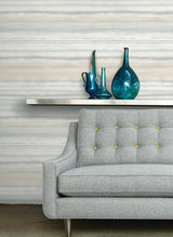 Wallpaper Fleeting Horizon Stripe Wallpaper // Tan