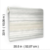 Wallpaper Fleeting Horizon Stripe Wallpaper // Tan