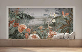 Wallpaper Floating Gardens Wall Mural // Grey