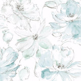 Wallpaper Floral Dreams Wallpaper // Blue & Green