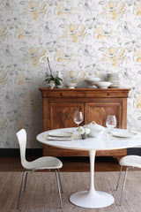 Wallpaper Floral Dreams Wallpaper // Yellow