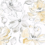 Wallpaper Floral Dreams Wallpaper // Yellow
