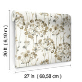 Wallpaper Flourish Peel & Stick Wallpaper // Neutral