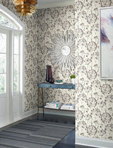 Wallpaper Flourish Wallpaper // Purple