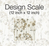 Wallpaper Flourish Wallpaper // Taupe Metallic