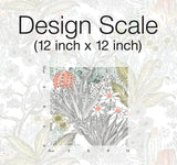 Wallpaper Flowering Desert Peel & Stick Wallpaper // Grey