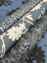 Wallpaper Flutter Vine Wallpaper // Grey