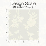 Wallpaper Flutter Vine Wallpaper // White