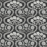 Wallpaper Folksy Floral Wallpaper // Black & White