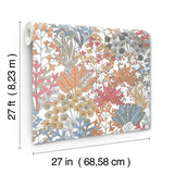 Wallpaper Forest Floor Wallpaper // Coral