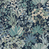 Wallpaper Forest Floor Wallpaper // Navy