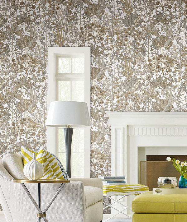 Wallpaper Forest Floor Wallpaper // Neutral