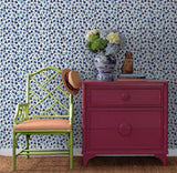 Wallpaper Forest Glade Peel & Stick Wallpaper // Navy Blue