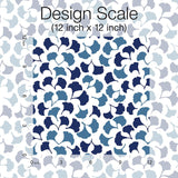 Wallpaper Forest Glade Peel & Stick Wallpaper // Navy Blue