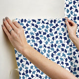 Wallpaper Forest Glade Peel & Stick Wallpaper // Navy Blue