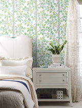 Wallpaper Forest Leaves Peel & Stick Wallpaper // Green