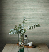 Wallpaper Fountain Grass Wallpaper // Jade
