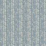 Wallpaper Fractured Herringbone Wallpaper // Blue