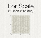 Wallpaper Fractured Herringbone Wallpaper // Light Brown