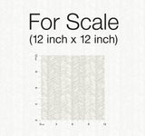 Wallpaper Fractured Herringbone Wallpaper // Light Grey