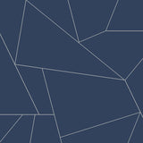 Wallpaper Fractured Prism Peel & Stick Wallpaper // Blue & White