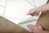 Wallpaper Fractured Prism Peel & Stick Wallpaper // Gold
