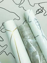 Wallpaper Fractured Prism Peel & Stick Wallpaper // Gold Metallic