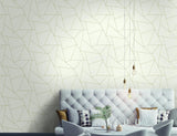 Wallpaper Fractured Prism Peel & Stick Wallpaper // Gold Metallic