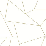 Wallpaper Fractured Prism Peel & Stick Wallpaper // Gold