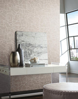 Wallpaper Fractured Prism Peel & Stick Wallpaper // Grey