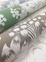 Wallpaper French Artichoke Dam Wallpaper // Blue