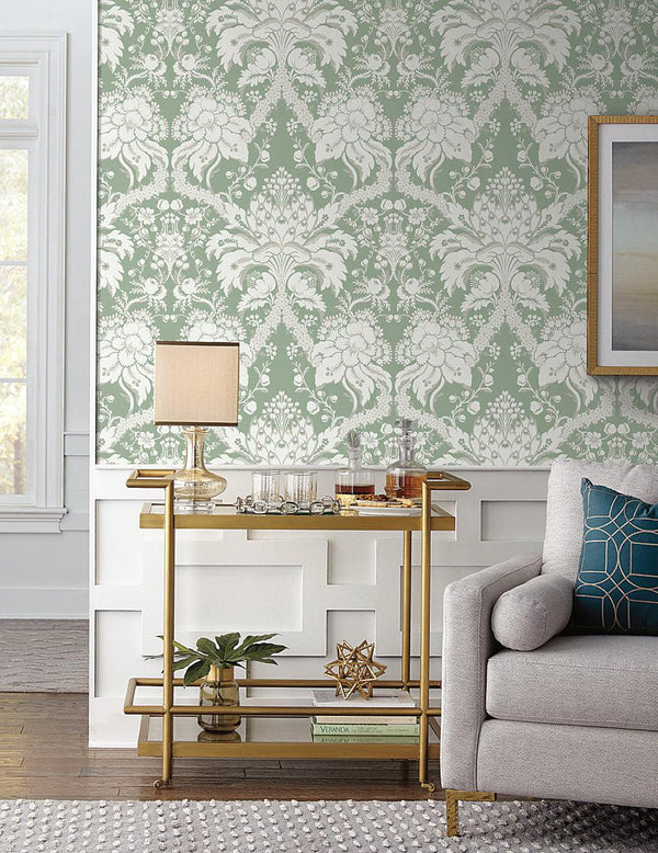 Wallpaper French Artichoke Dam Wallpaper // Green