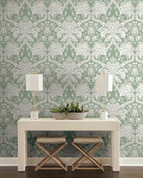 Wallpaper French Artichoke Dam Wallpaper // Green