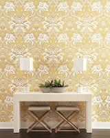 Wallpaper French Artichoke Dam Wallpaper // Yellow
