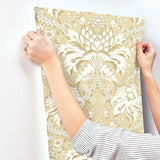 Wallpaper French Artichoke Dam Wallpaper // Yellow