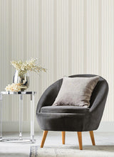 Wallpaper French Linen Stripe Wallpaper // Soft Linen