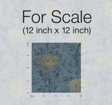 Wallpaper French Marigold Wallpaper // Blue & Gold