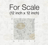 Wallpaper French Marigold Wallpaper // Gold & White